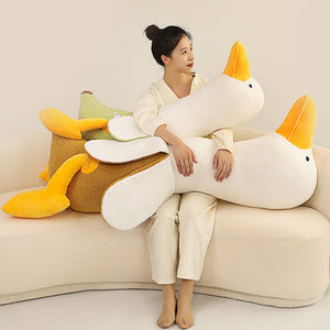 Fluffy Banana Duck Plushie-Kawaii Dream