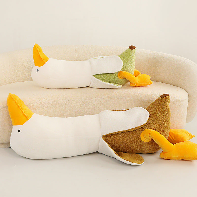 Fluffy Banana Duck Plushie-Kawaii Dream