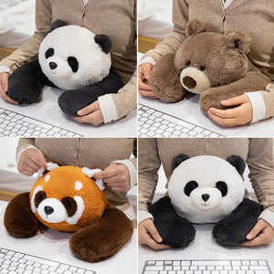 Fluffy Brown Bear Panda Red Panda Plushies-Kawaii Dream