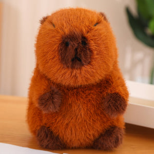 Fluffy Brown Capybara Plushie-Kawaii Dream