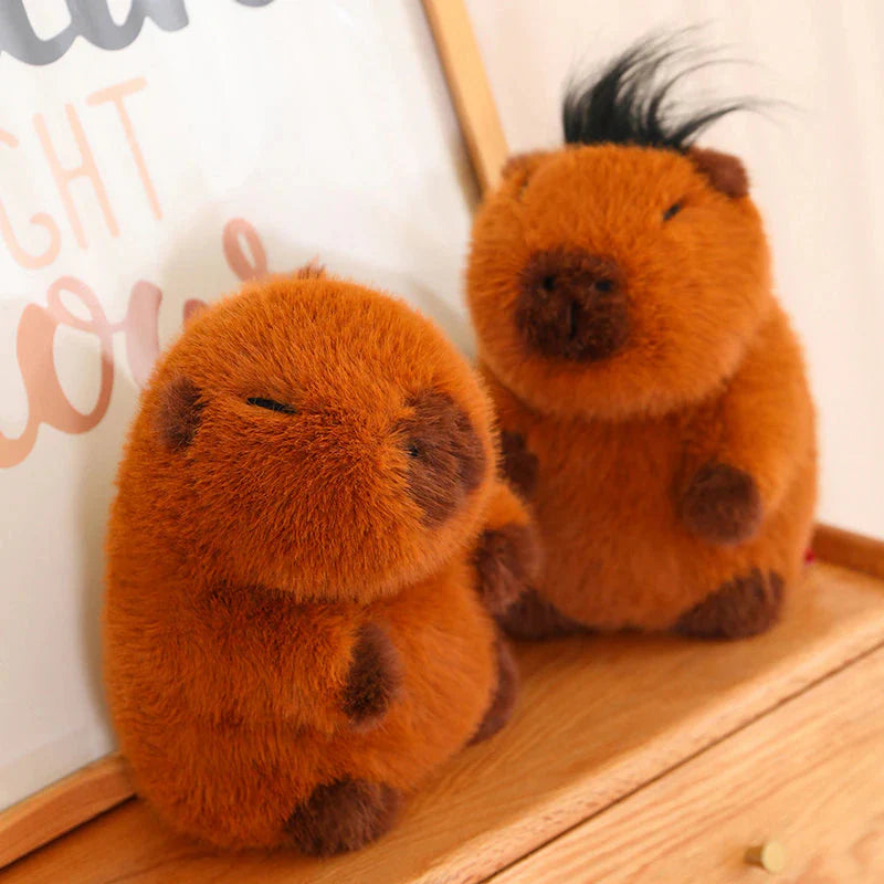 Fluffy Brown Capybara Plushie-Kawaii Dream