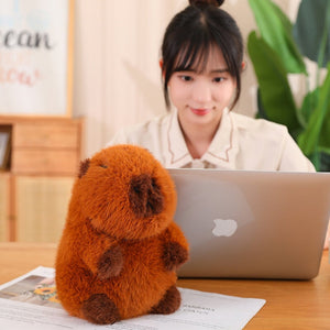 Fluffy Brown Capybara Plushie-Kawaii Dream