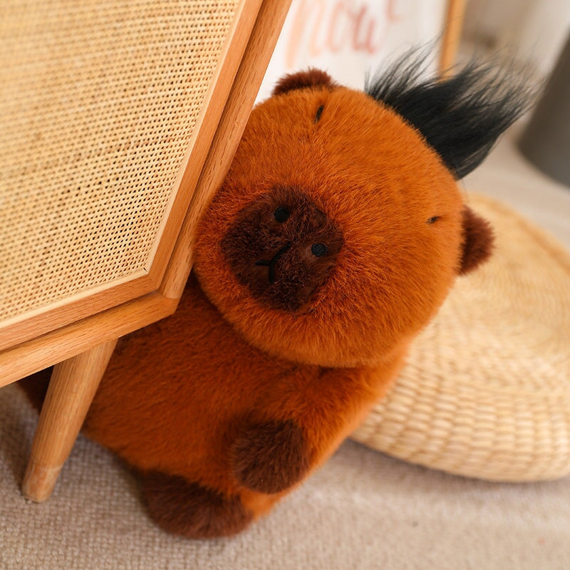 Fluffy Brown Capybara Plushie-Kawaii Dream