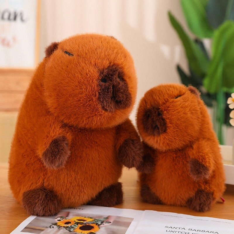 Fluffy Brown Capybara Plushie-Kawaii Dream
