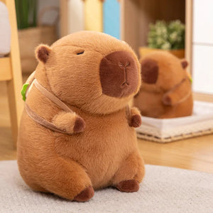 Fluffy Capybara Burger Bag Plushies-Kawaii Dream