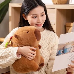 Fluffy Capybara Burger Bag Plushies-Kawaii Dream