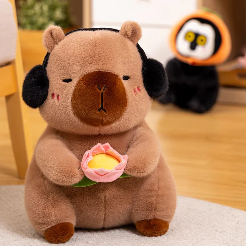 Fluffy Capybara & Monkey Plushie Pals-Kawaii Dream