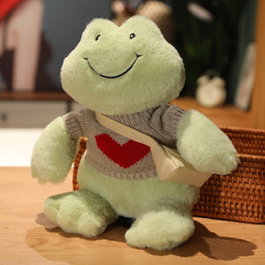 Fluffy Cheerful Frog Plushie Collection-Kawaii Dream