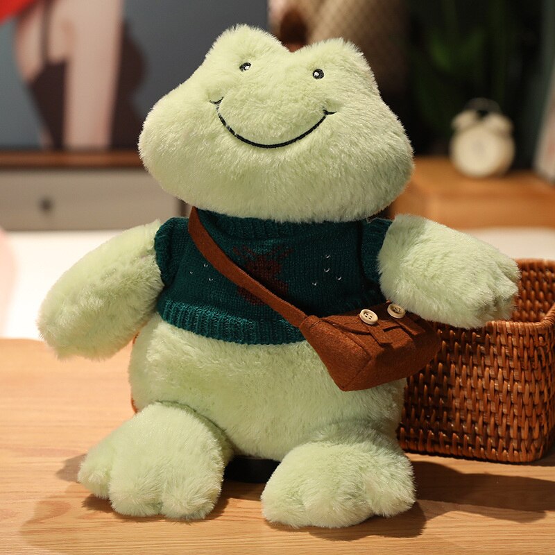 Fluffy Cheerful Frog Plushie Collection-Kawaii Dream