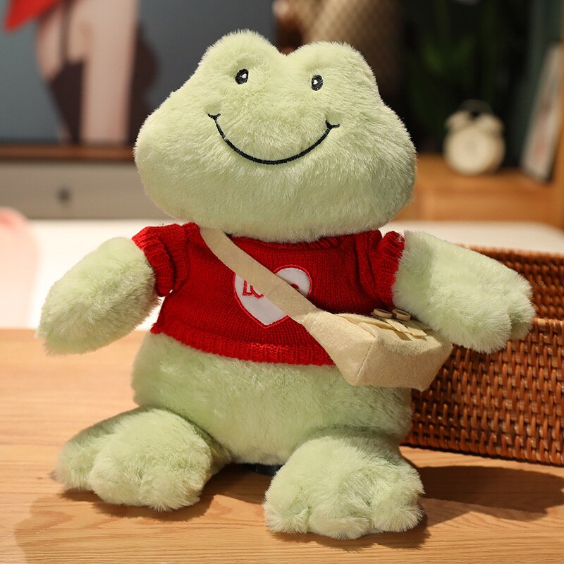 Fluffy Cheerful Frog Plushie Collection-Kawaii Dream