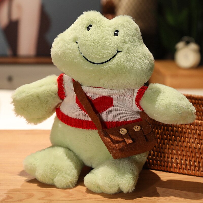 Fluffy Cheerful Frog Plushie Collection-Kawaii Dream