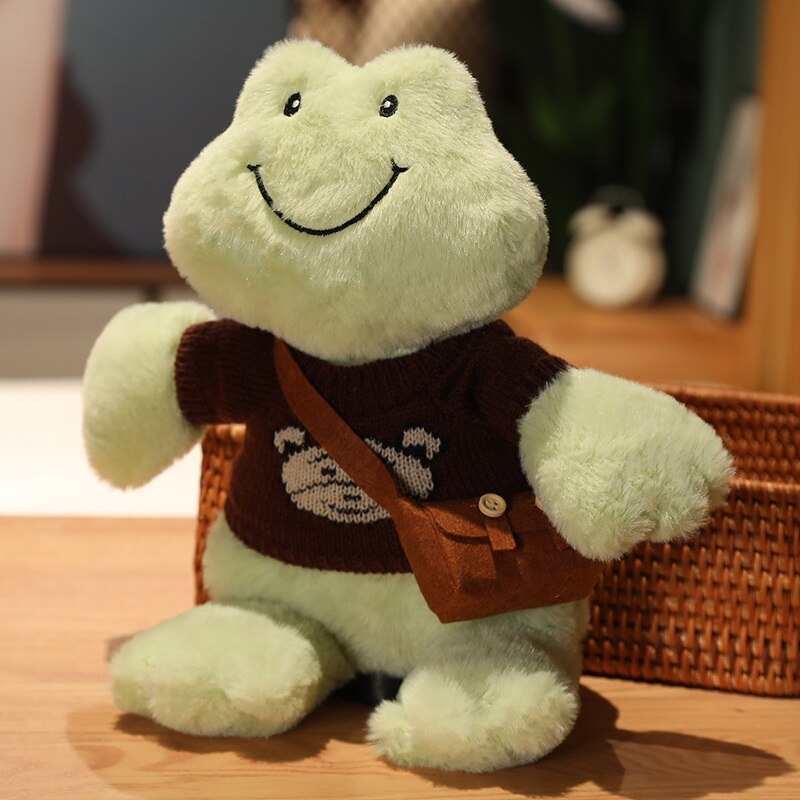 Fluffy Cheerful Frog Plushie Collection-Kawaii Dream