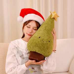 Fluffy Christmas Tree Reindeer Plushie-Kawaii Dream