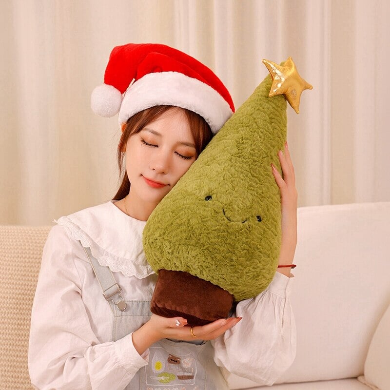 Fluffy Christmas Tree Reindeer Plushie-Kawaii Dream