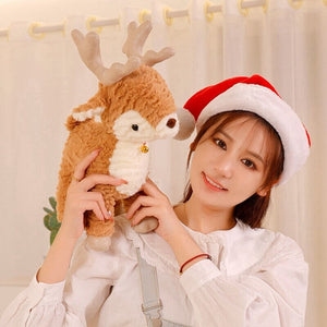 Fluffy Christmas Tree Reindeer Plushie-Kawaii Dream
