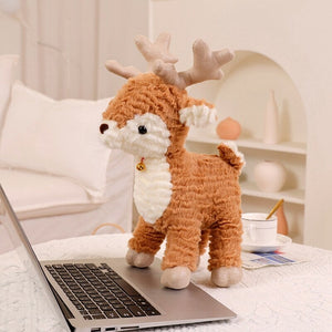 Fluffy Christmas Tree Reindeer Plushie-Kawaii Dream