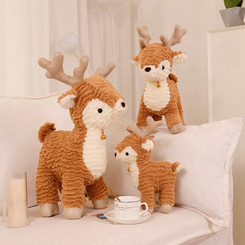 Fluffy Christmas Tree Reindeer Plushie-Kawaii Dream