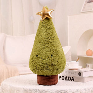 Fluffy Christmas Tree Reindeer Plushie-Kawaii Dream