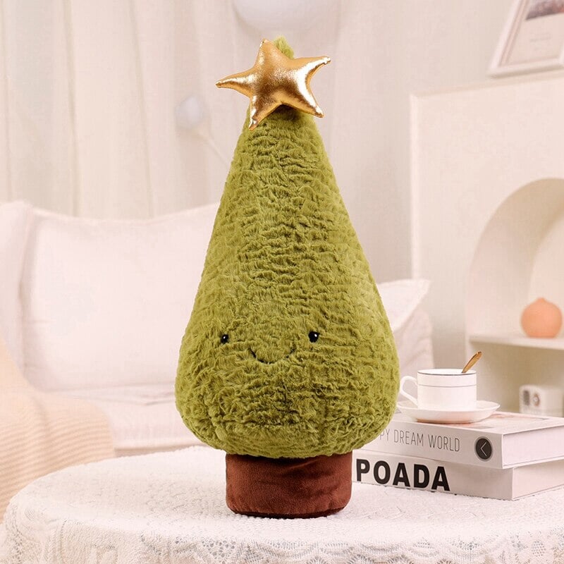 Fluffy Christmas Tree Reindeer Plushie-Kawaii Dream