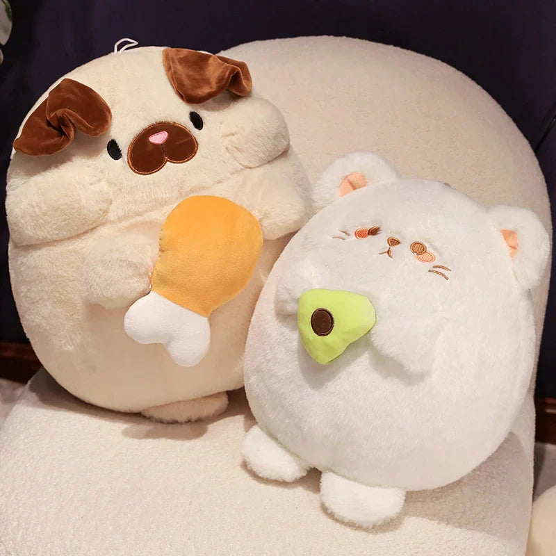 Fluffy Chubby Dog & Cat Plushies-Kawaii Dream