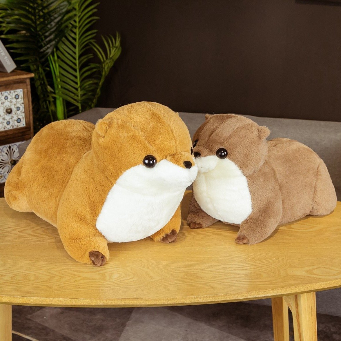 Fluffy Chubby Otter Plushies-Kawaii Dream