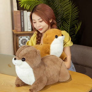 Fluffy Chubby Otter Plushies-Kawaii Dream