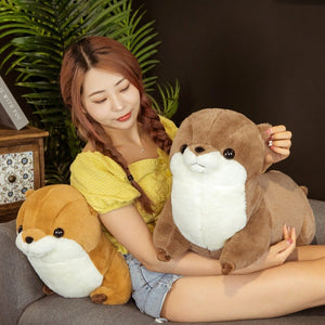 Fluffy Chubby Otter Plushies-Kawaii Dream