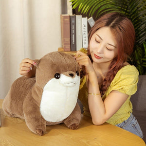 Fluffy Chubby Otter Plushies-Kawaii Dream