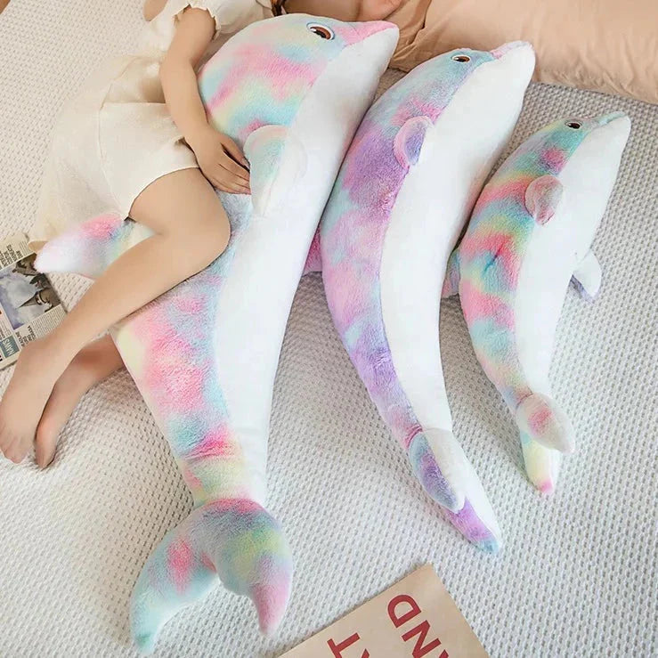 Fluffy Galaxy Dolphin Plushies-Kawaii Dream