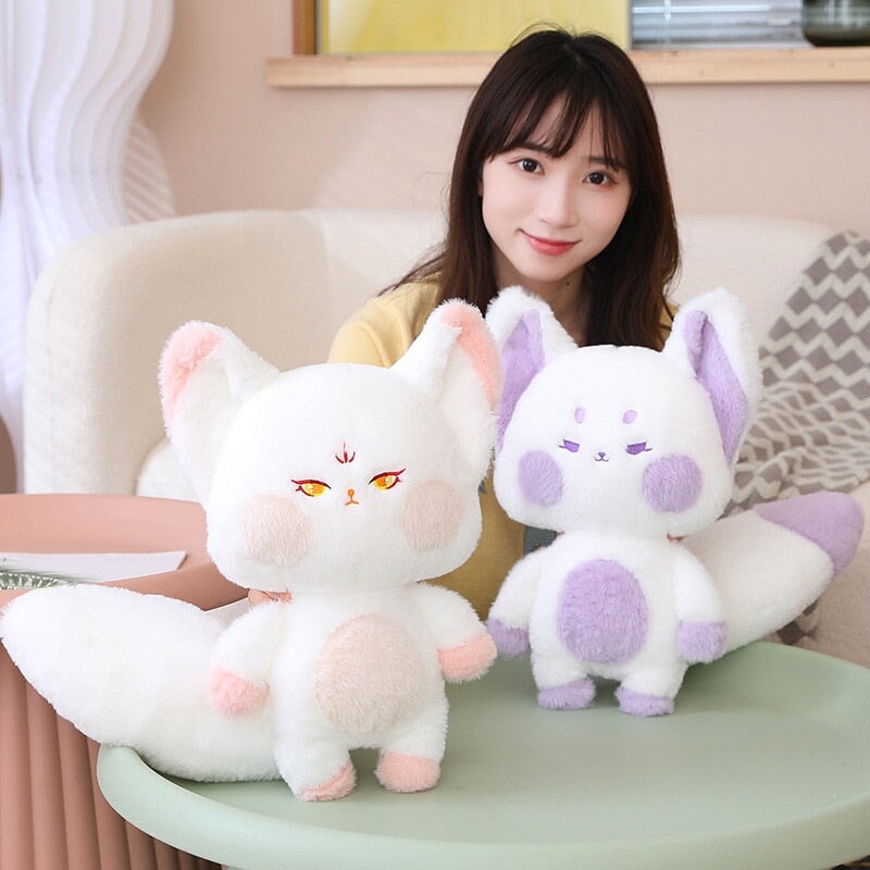 Fluffy Huge Tail Kawaii Fox Plushies-Kawaii Dream