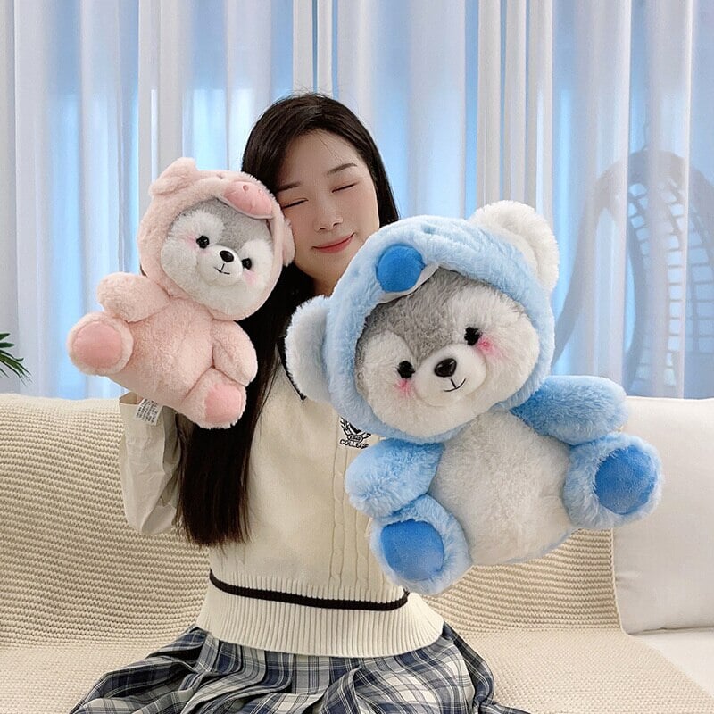 Fluffy Husky Plushie Squad-Kawaii Dream