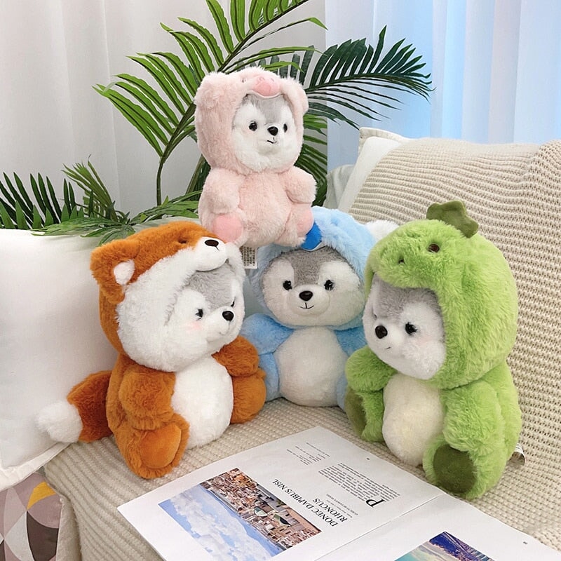 Fluffy Husky Plushie Squad-Kawaii Dream