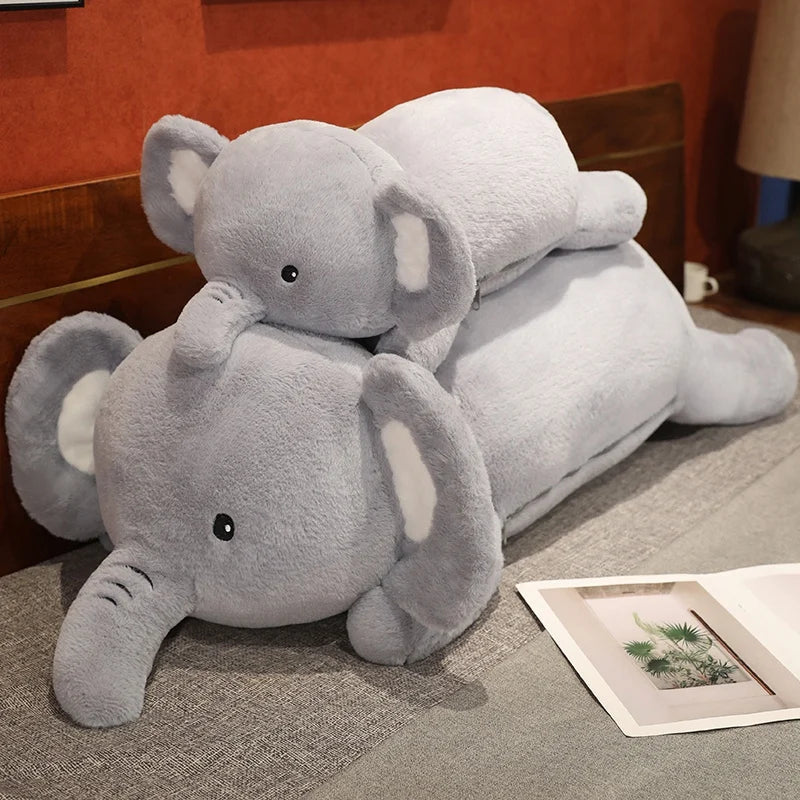 Fluffy Laying Elephant Family-Kawaii Dream
