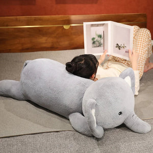 Fluffy Laying Elephant Family-Kawaii Dream