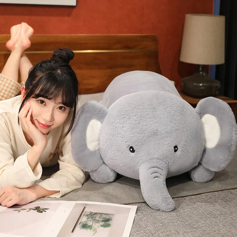 Fluffy Laying Elephant Family-Kawaii Dream