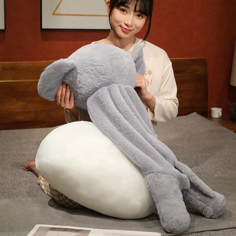 Fluffy Laying Elephant Family-Kawaii Dream