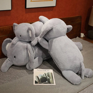 Fluffy Laying Elephant Family-Kawaii Dream