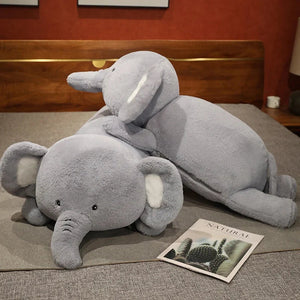 Fluffy Laying Elephant Family-Kawaii Dream