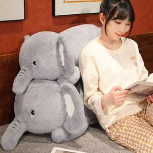 Fluffy Laying Elephant Family-Kawaii Dream