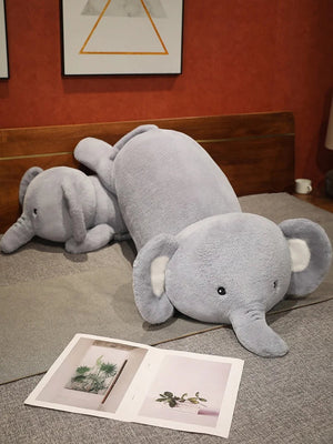 Fluffy Laying Elephant Family-Kawaii Dream