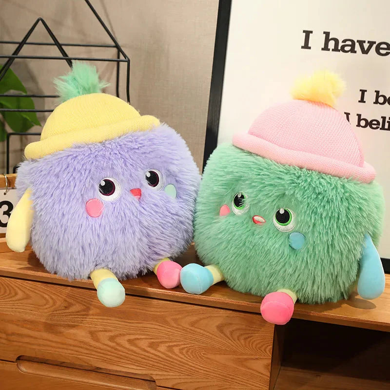 Fluffy Monster Milk Bottles Plushie-Kawaii Dream