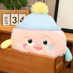 Fluffy Monster Milk Bottles Plushie-Kawaii Dream