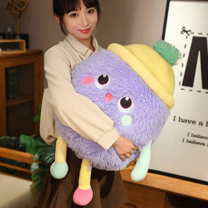 Fluffy Monster Milk Bottles Plushie-Kawaii Dream