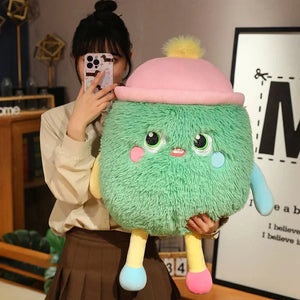 Fluffy Monster Milk Bottles Plushie-Kawaii Dream