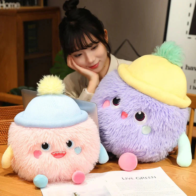Fluffy Monster Milk Bottles Plushie-Kawaii Dream