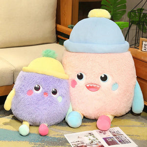 Fluffy Monster Milk Bottles Plushie-Kawaii Dream
