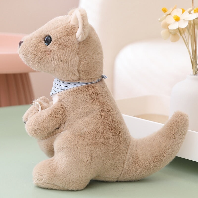 Fluffy Mother & Baby Kangaroo Plushie-Kawaii Dream