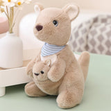 Fluffy Mother & Baby Kangaroo Plushie-Kawaii Dream