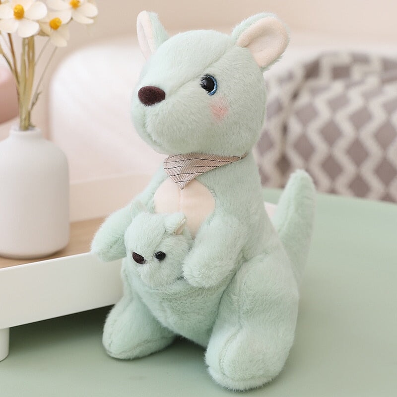 Fluffy Mother & Baby Kangaroo Plushie-Kawaii Dream