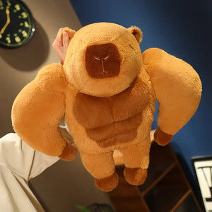 Fluffy Muscular Capybara Plush-Kawaii Dream